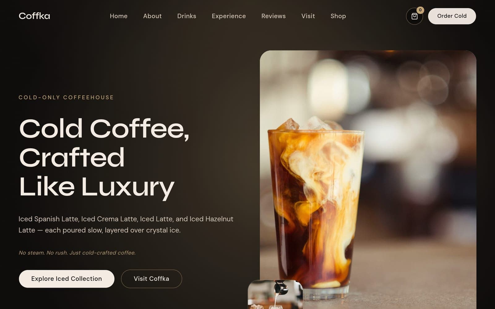 Coffka — website screenshot